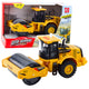 Road Roller Rotating Turning Lights Sounds Yellow