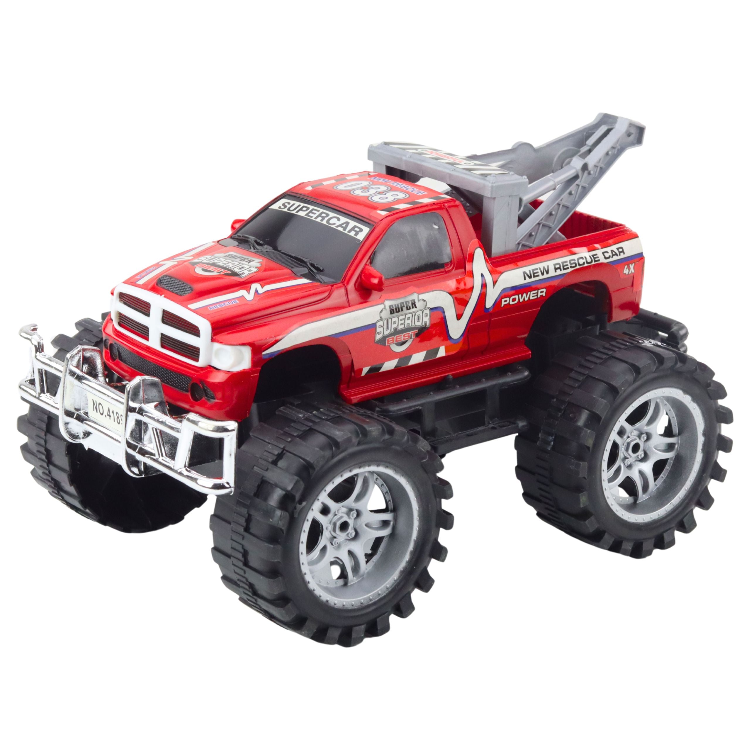 Rear-wheel Drive Off-road Rescue Vehicle With Towbar Red 27cm