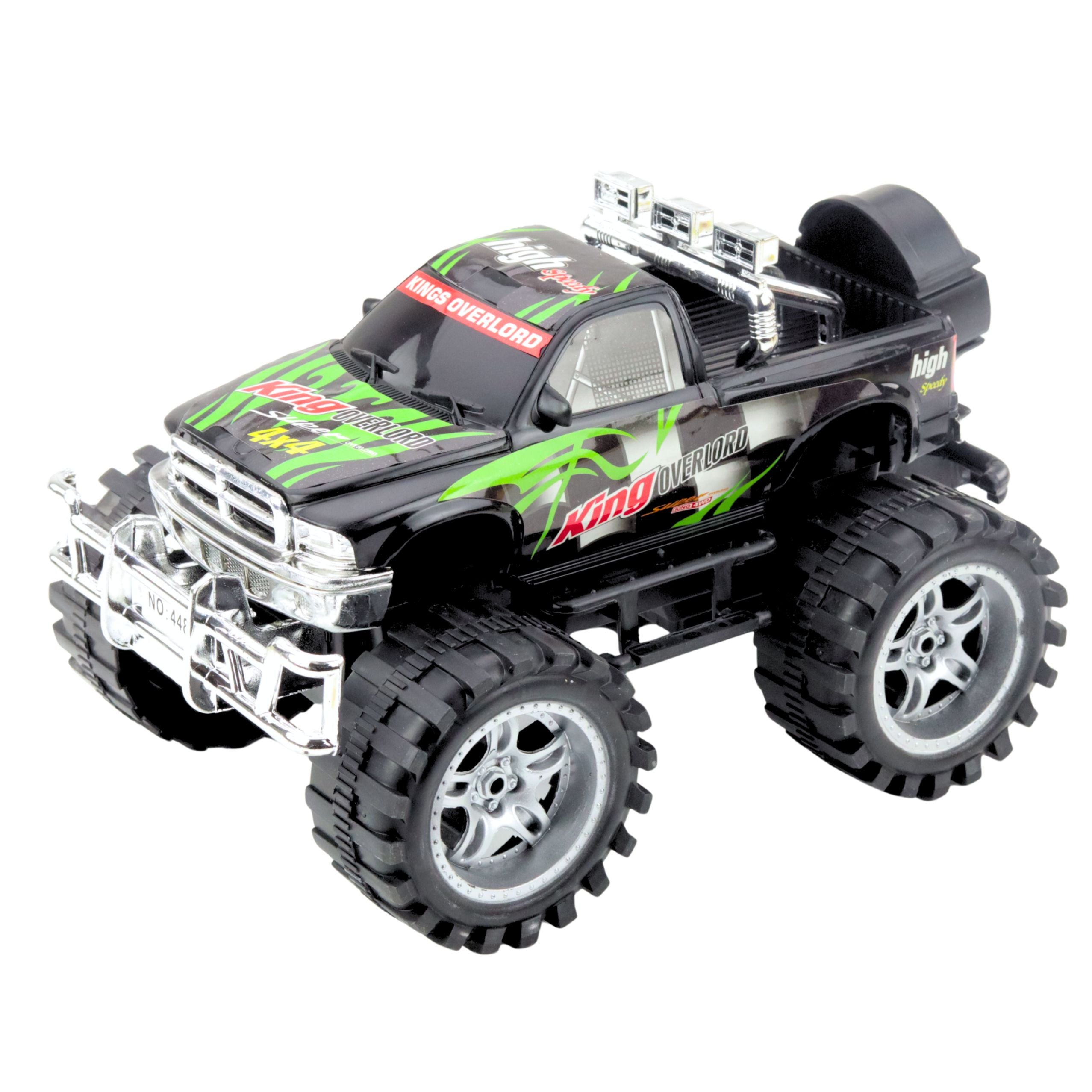 King Rear-wheel Drive Off-road Vehicle Green And Black 27cm