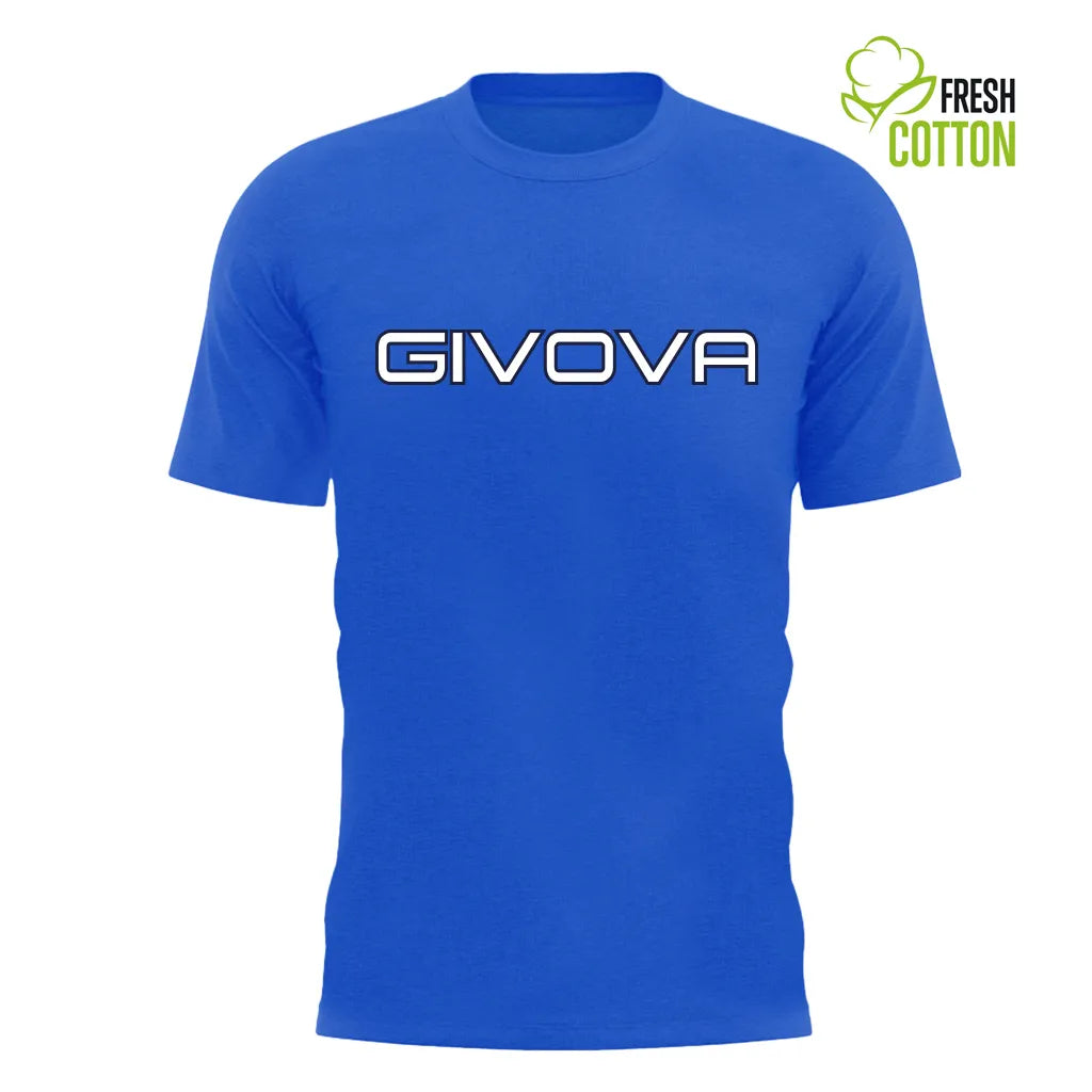 Katoenen t-shirt givova spot koningsblauw 3xl