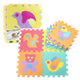Soft Puzzle Educational Mat Animals Eva Foam Colorful 9 Pcs.