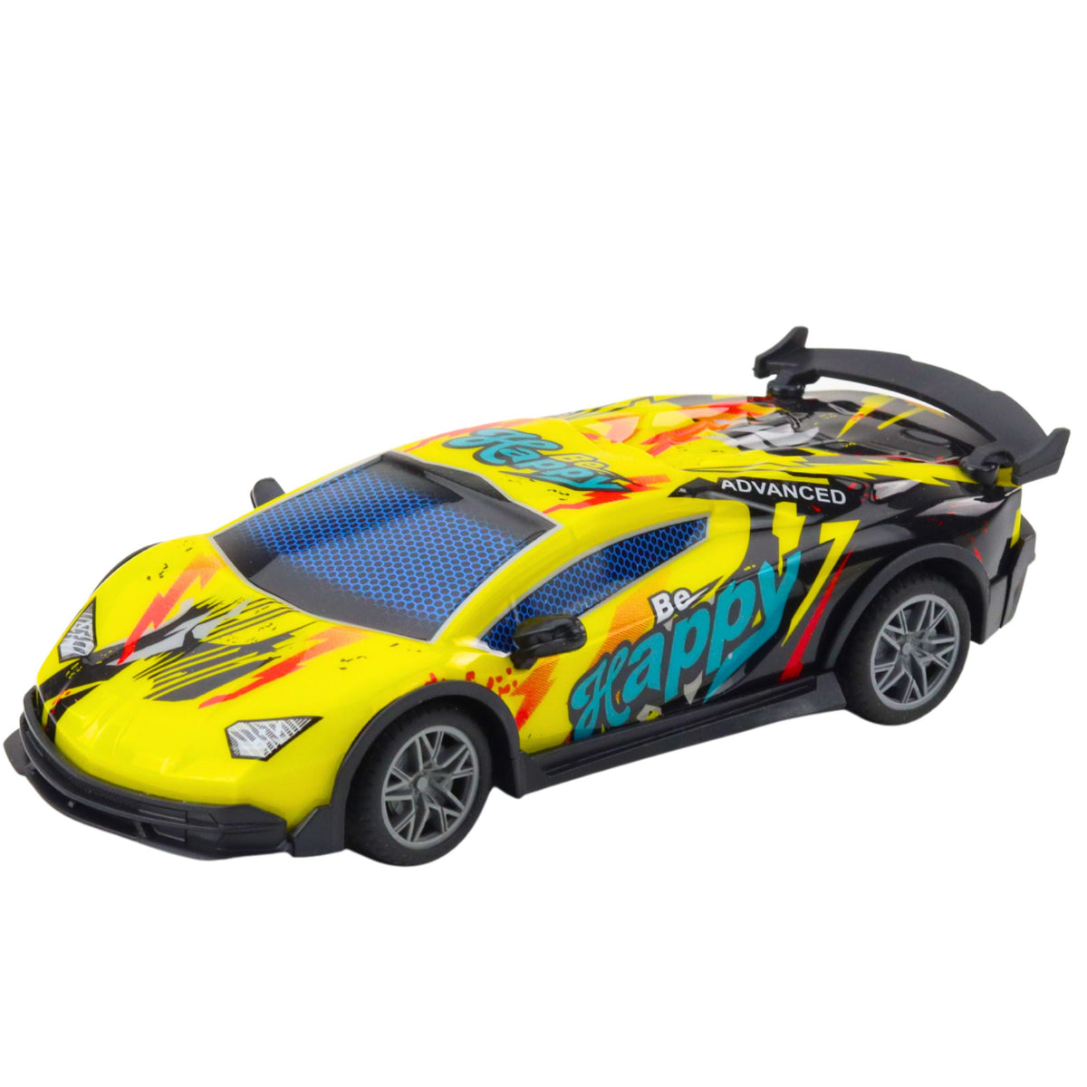 Rc Remote Control Sports Car Led Lights Yellow 1:22