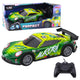 Rc Remote Controlled Racing Car With Glowing Body Green