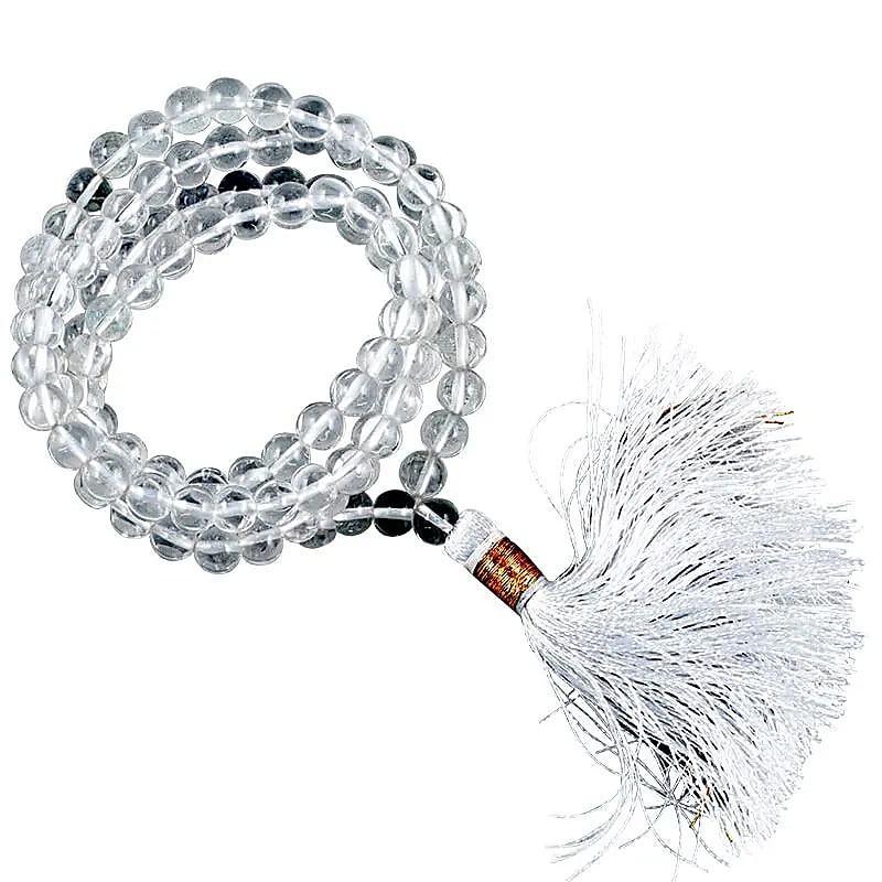 Mala Rock Crystal Aa Quality 108 korálků 6 Mms + sáček - 0,6 cm