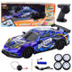 Rc Sports Car With Illuminated Drift Body Blue