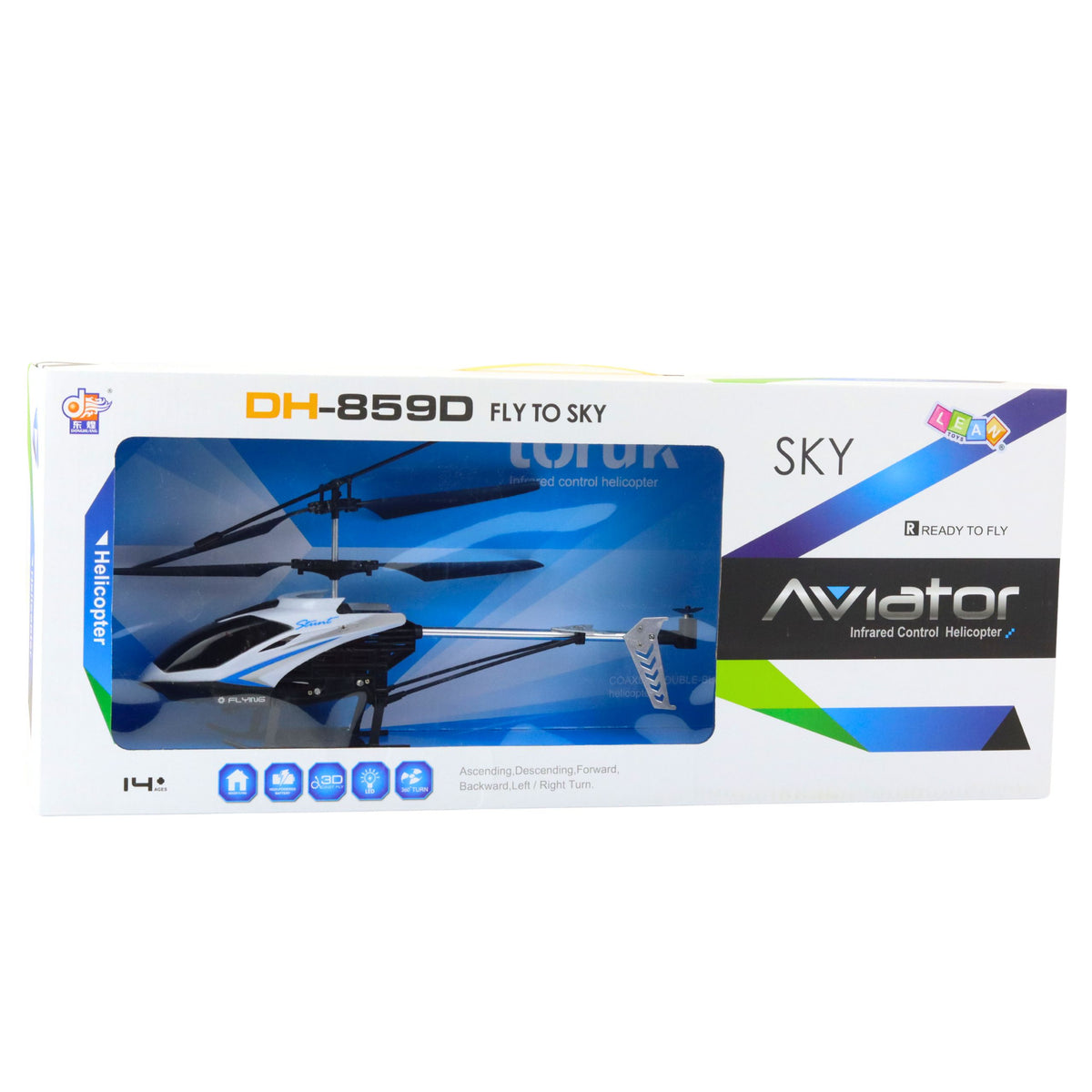 Elicopter Rc Aviator Dh-859d Led 360° cu telecomanda