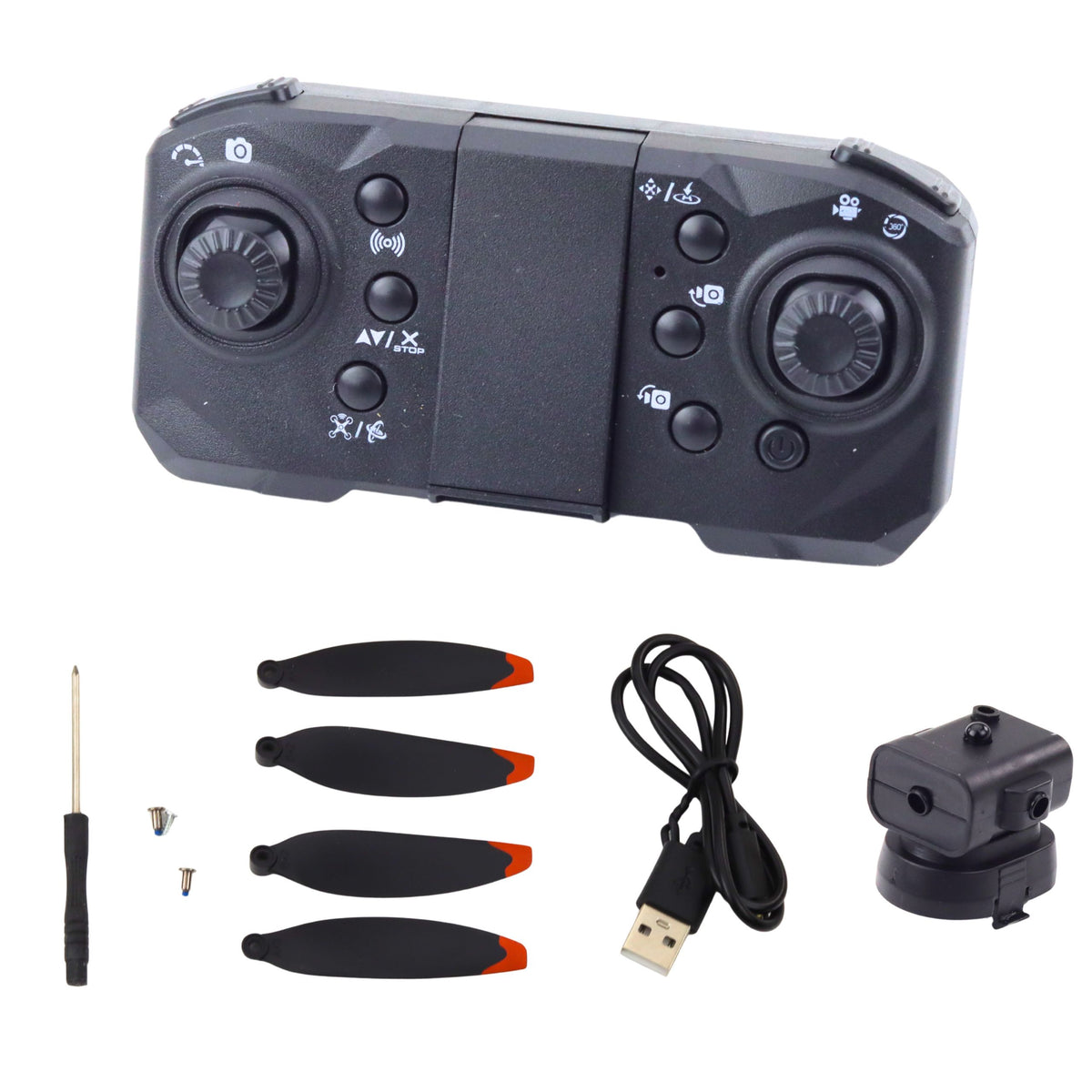 Drone D6 Pro Camera Led Lights App Light Gray