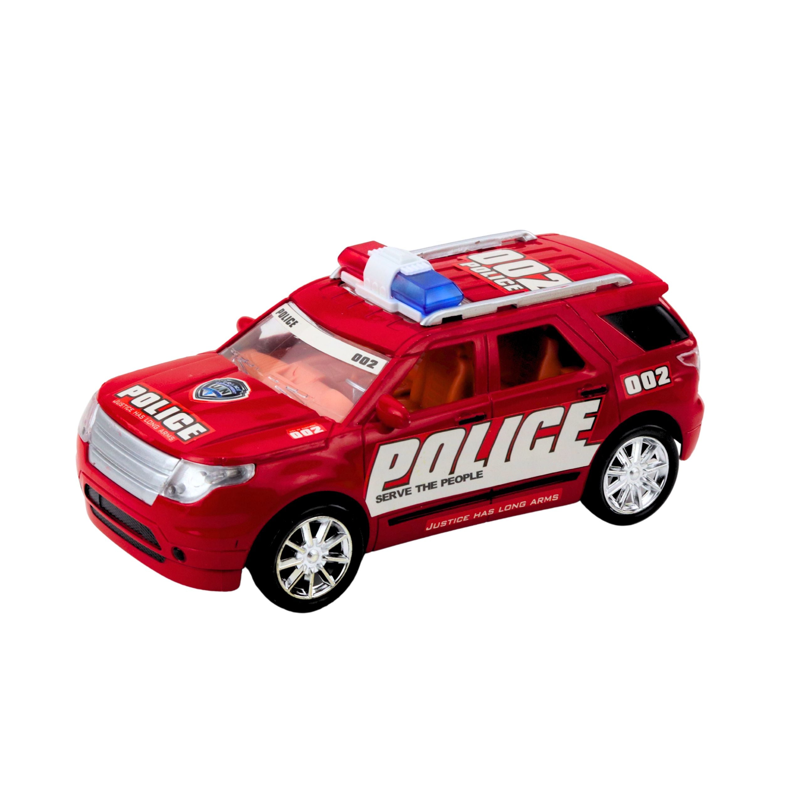 Off-road Police Car Set With Tow Truck And Patrol Car