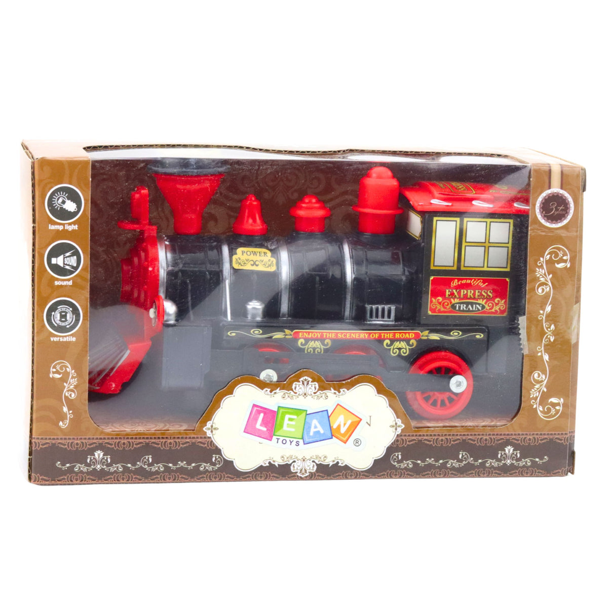 Classic Electric Locomotive Obstacle Sensor Lights Sounds