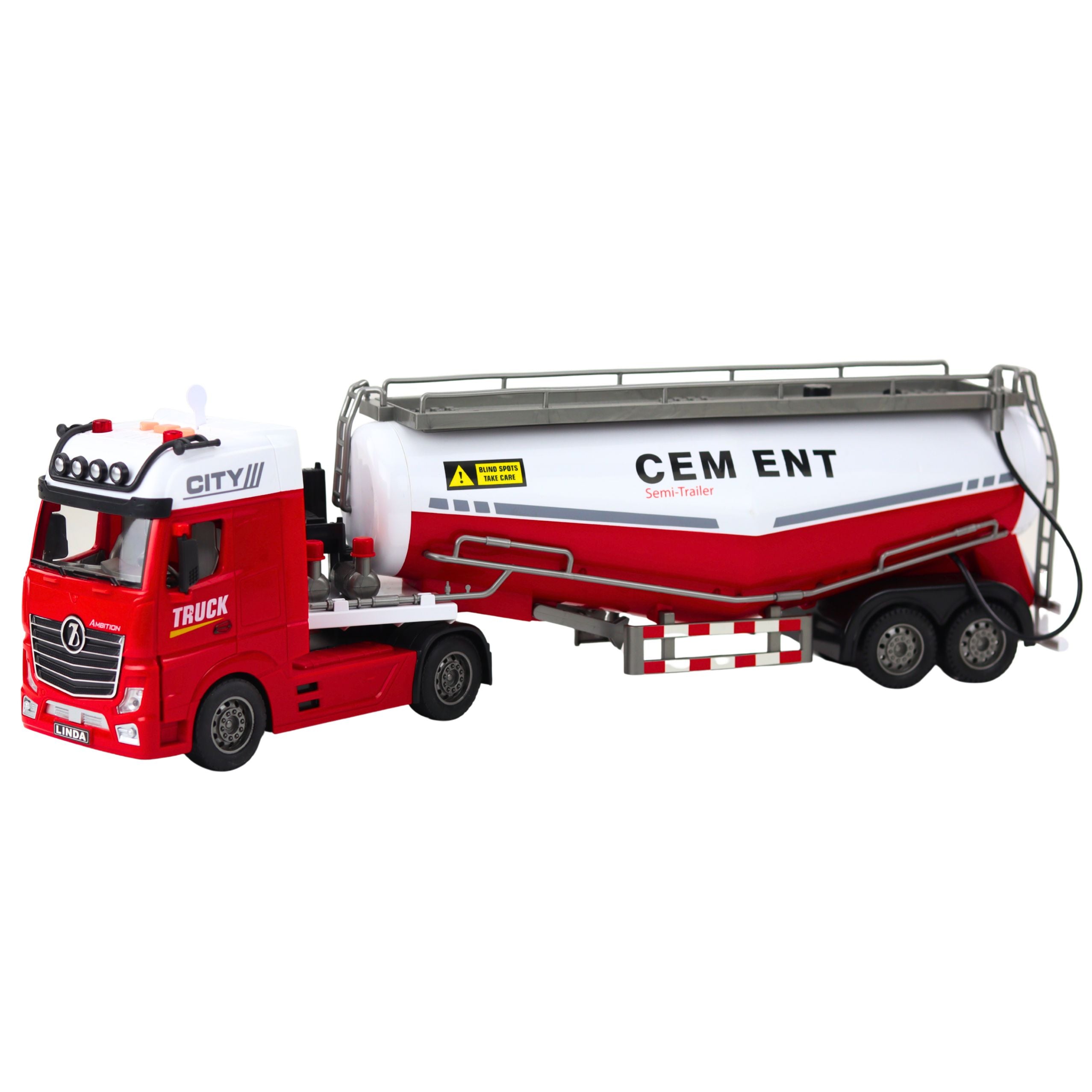 Cement Tanker Truck With Water Pouring Function Lights And Sounds
