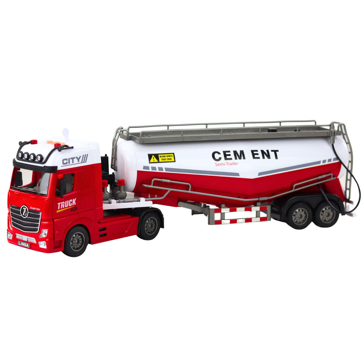 Cement Tanker Truck With Water Pouring Function Lights And Sounds