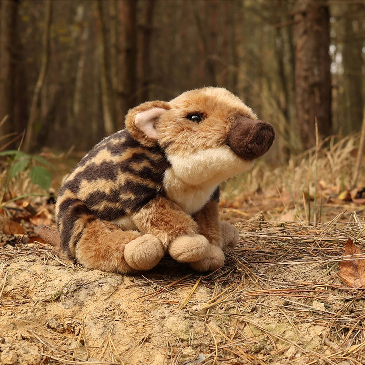 Plush Wild Boar Piglet 20 Cm Eco-friendly