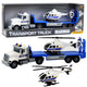 Police Transport Truck Helicopter Lights And Sounds Set
