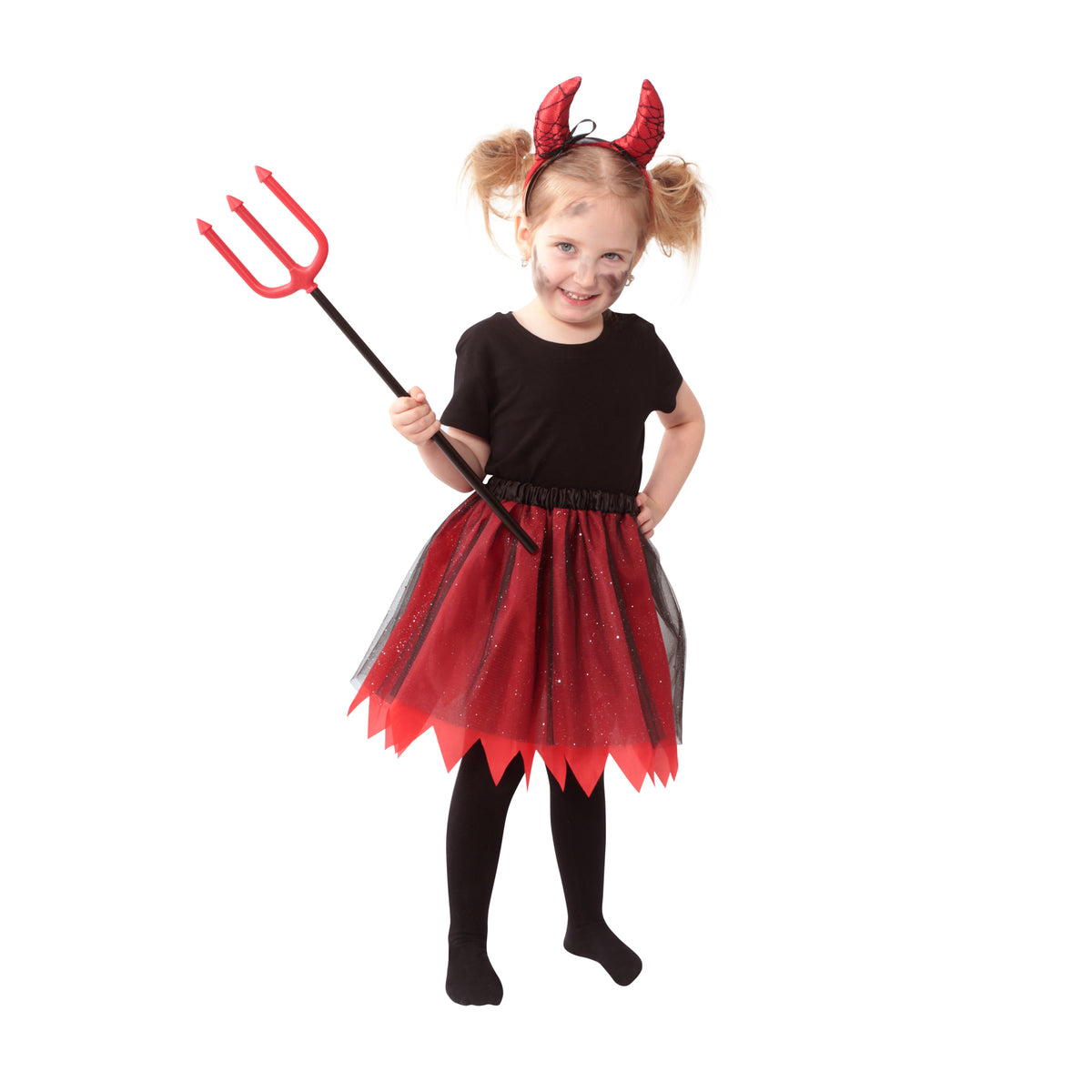 Éadaí Leanaí Devil Tutu Sciorta Le Accs.