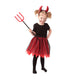 Children Costume Devil Tutu Skirt With Accs.
