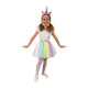 Børnekostume Rainbow Unicorn Tutu-nederdel