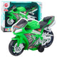 Racing Bike Racer Drive Lights Sounds Green