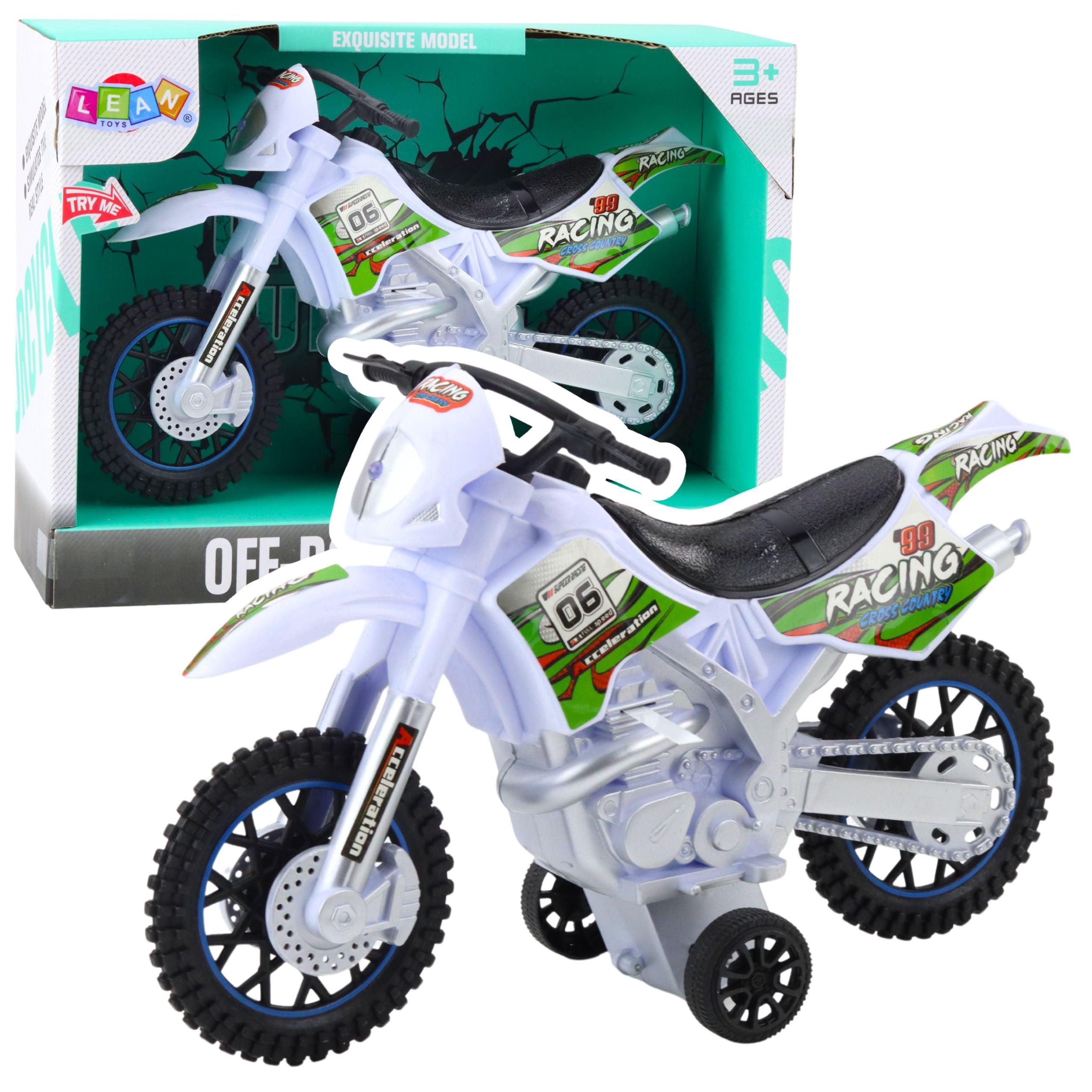 Motocross Off-road Drive Lights Sounds White