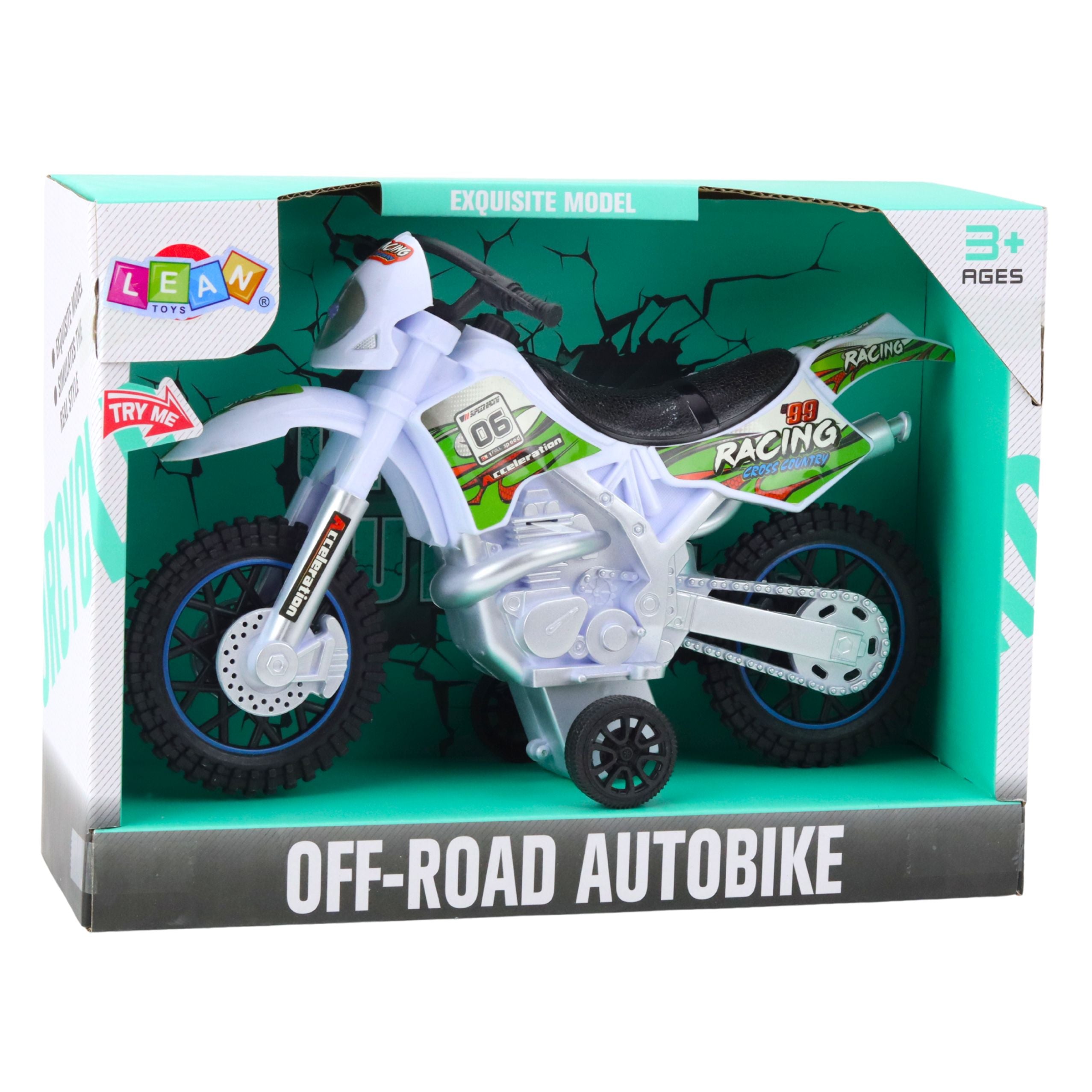 Motocross Off-road Drive Lights Sounds White