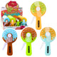 Mini Donut Pinwheel Hand Fan For Kids 4 Designs