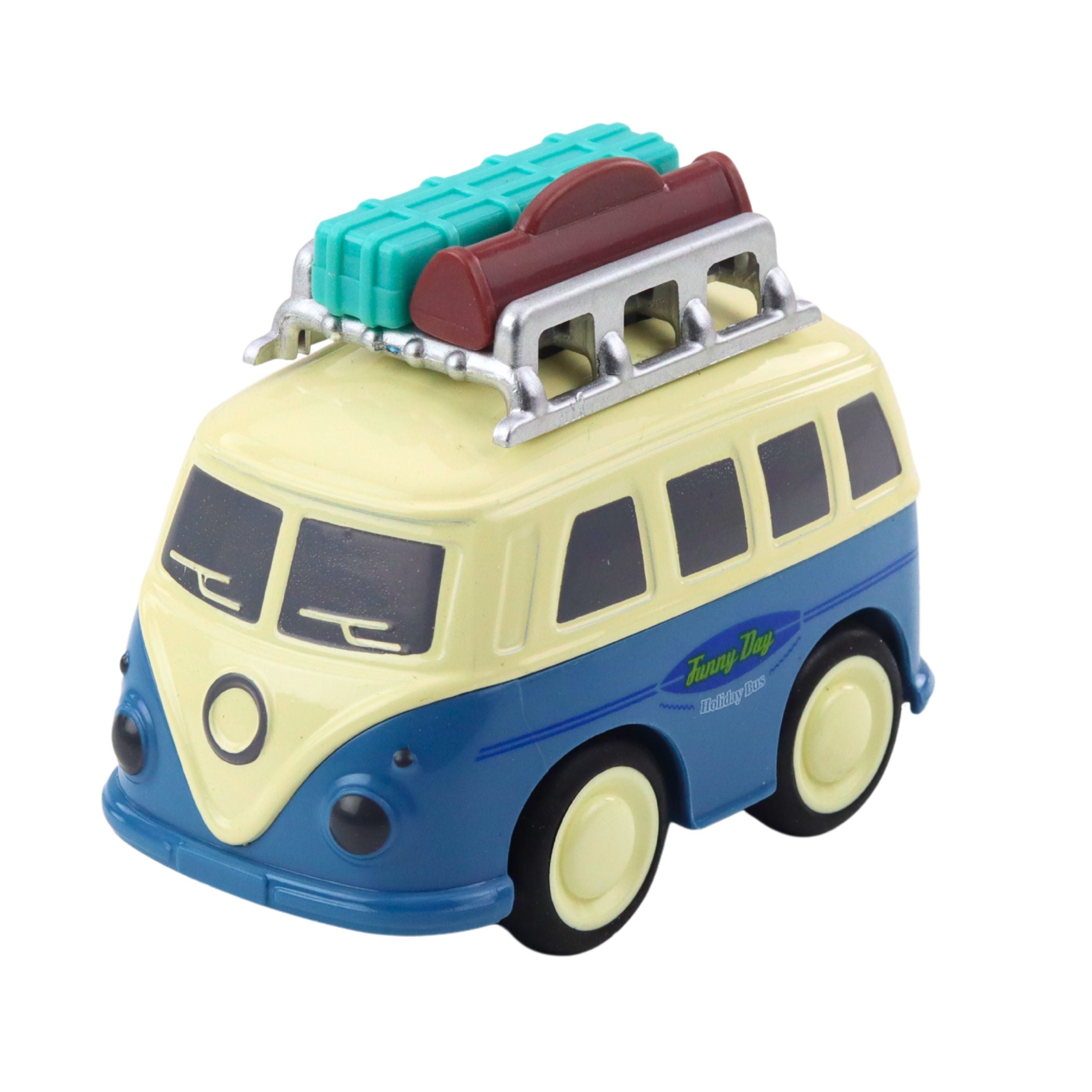 Tourist Camper With Drive And Movable Luggage Metal Mix