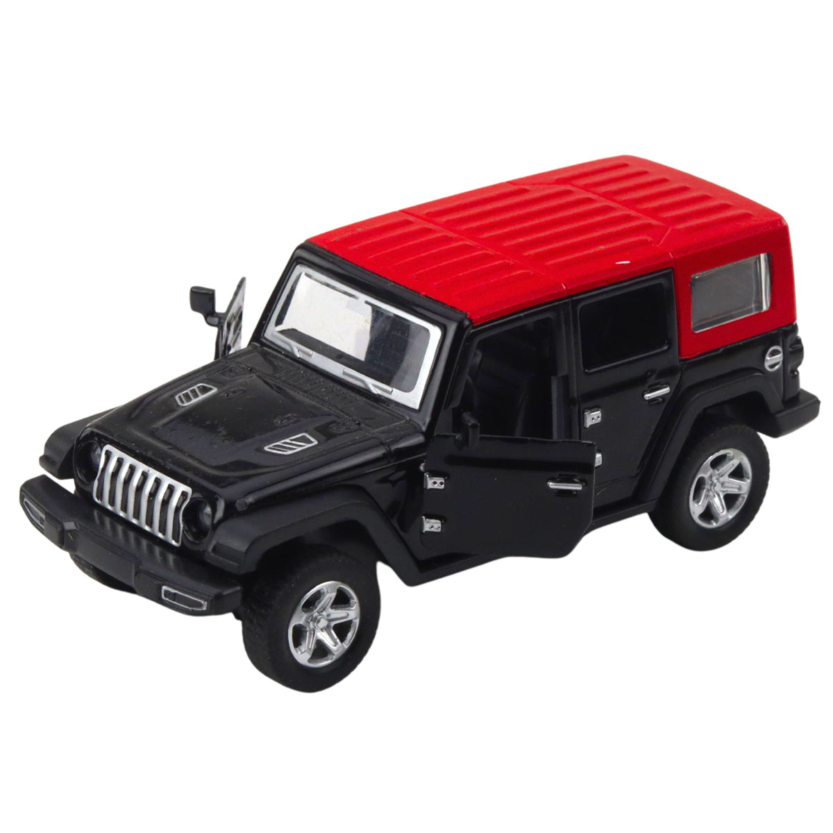 Off-road Suv Car Metal Pull-back Drive Opening Doors Mix