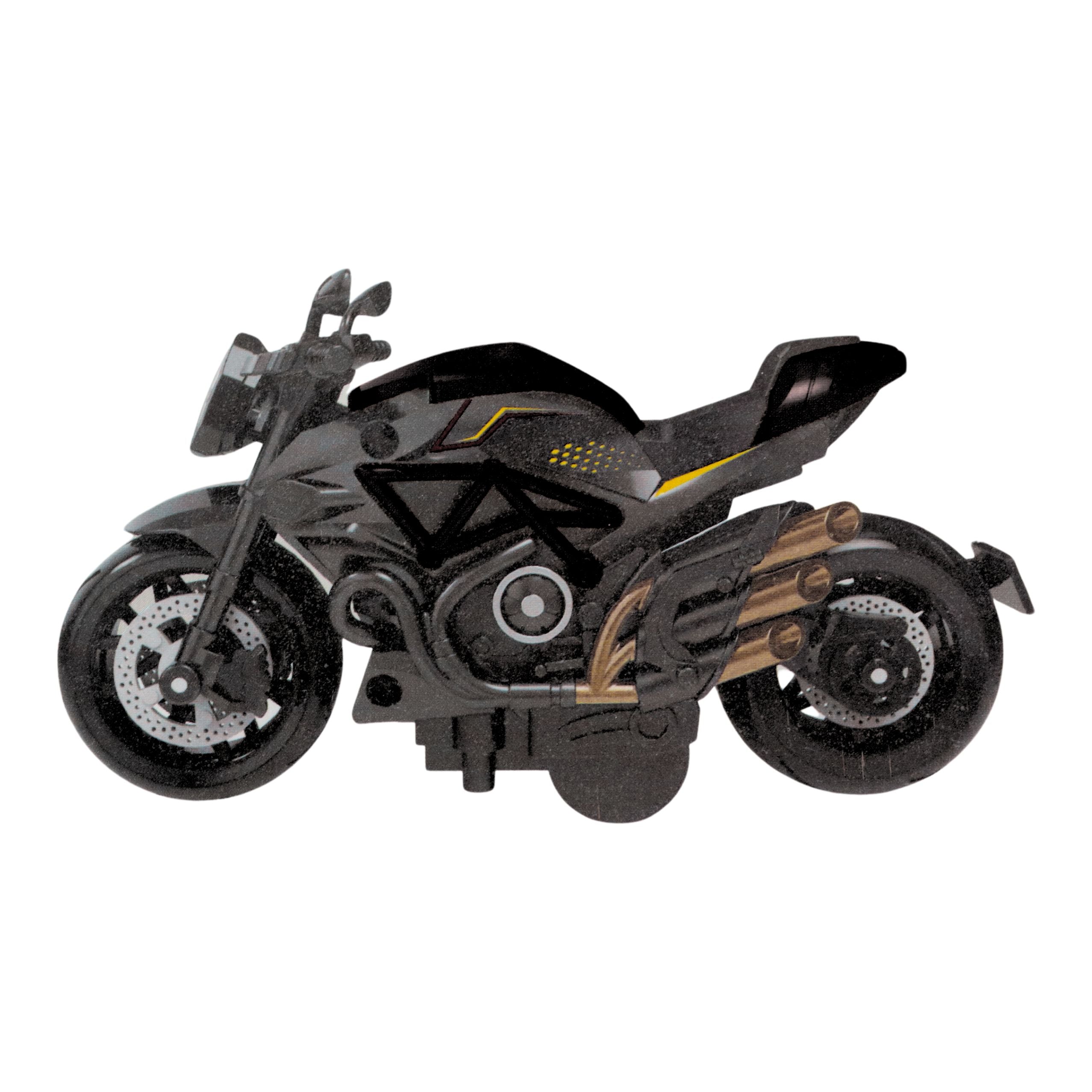 Motorcycle To Assemble Screw Metal 1:14 Diy Gold Elements Black