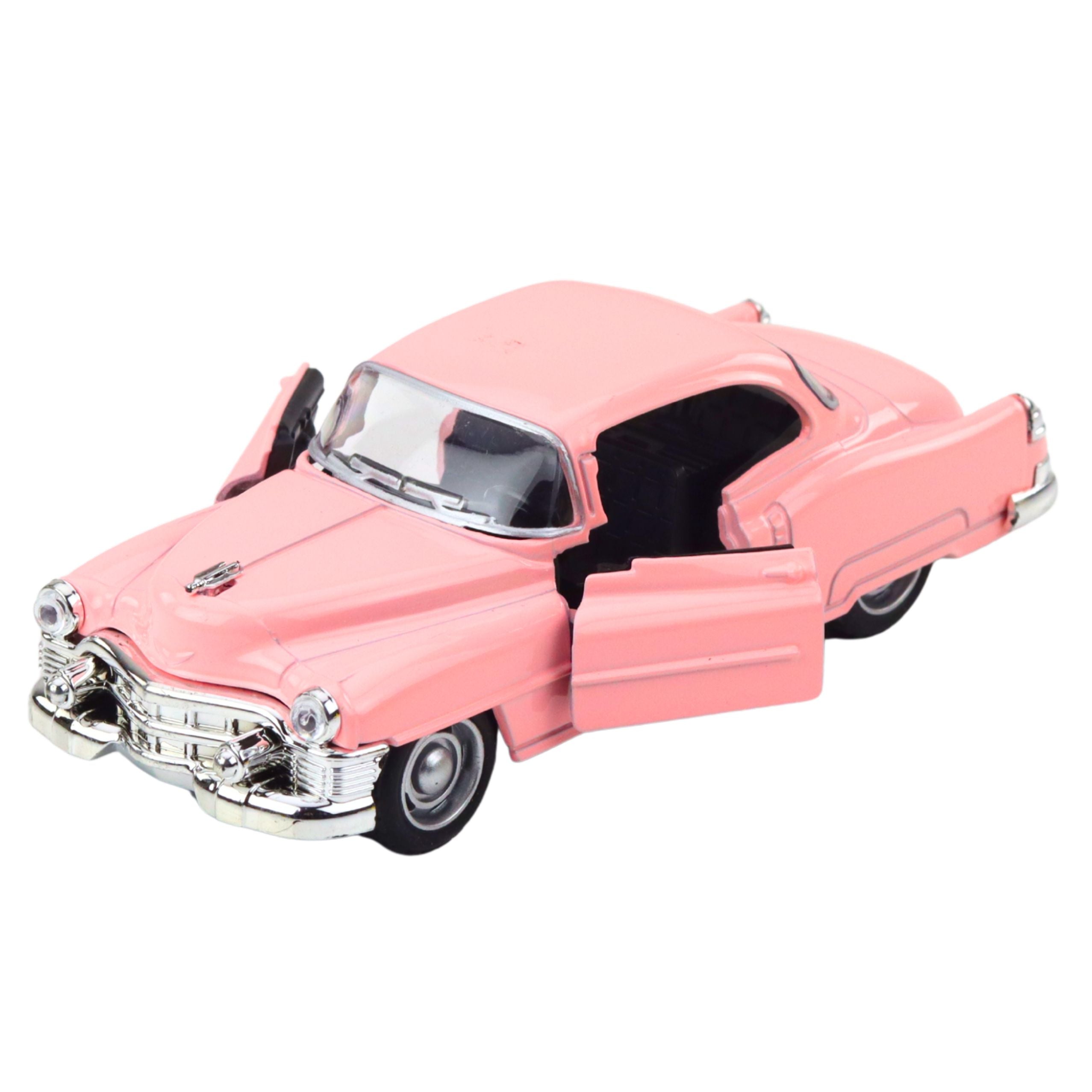 Classic Car From The 50s. Metal Pull-back Drive. Opening Doors. 1:32 Mix.