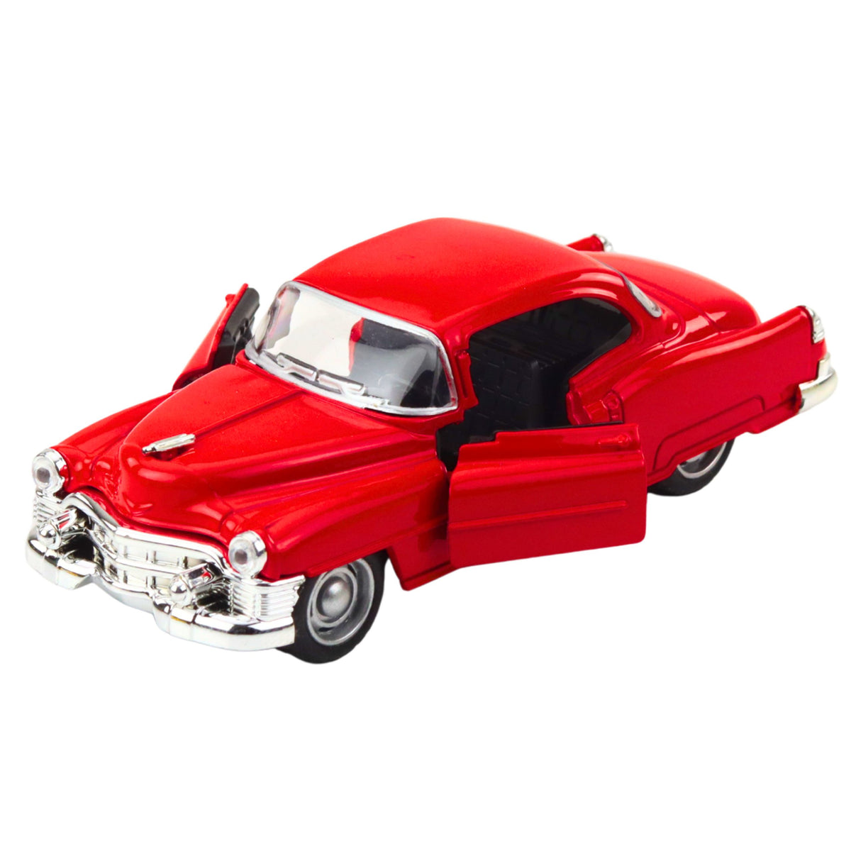 Classic Car From The 50s. Metal Pull-back Drive. Opening Doors. 1:32 Mix.