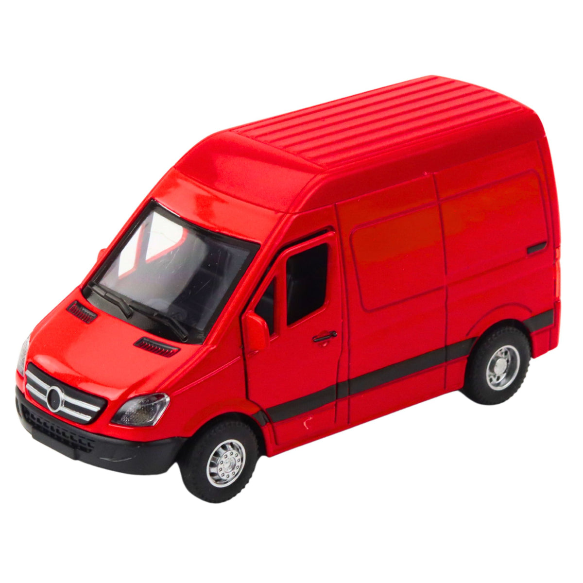 Delivery Truck Metal Red 1:32 Lights Sounds
