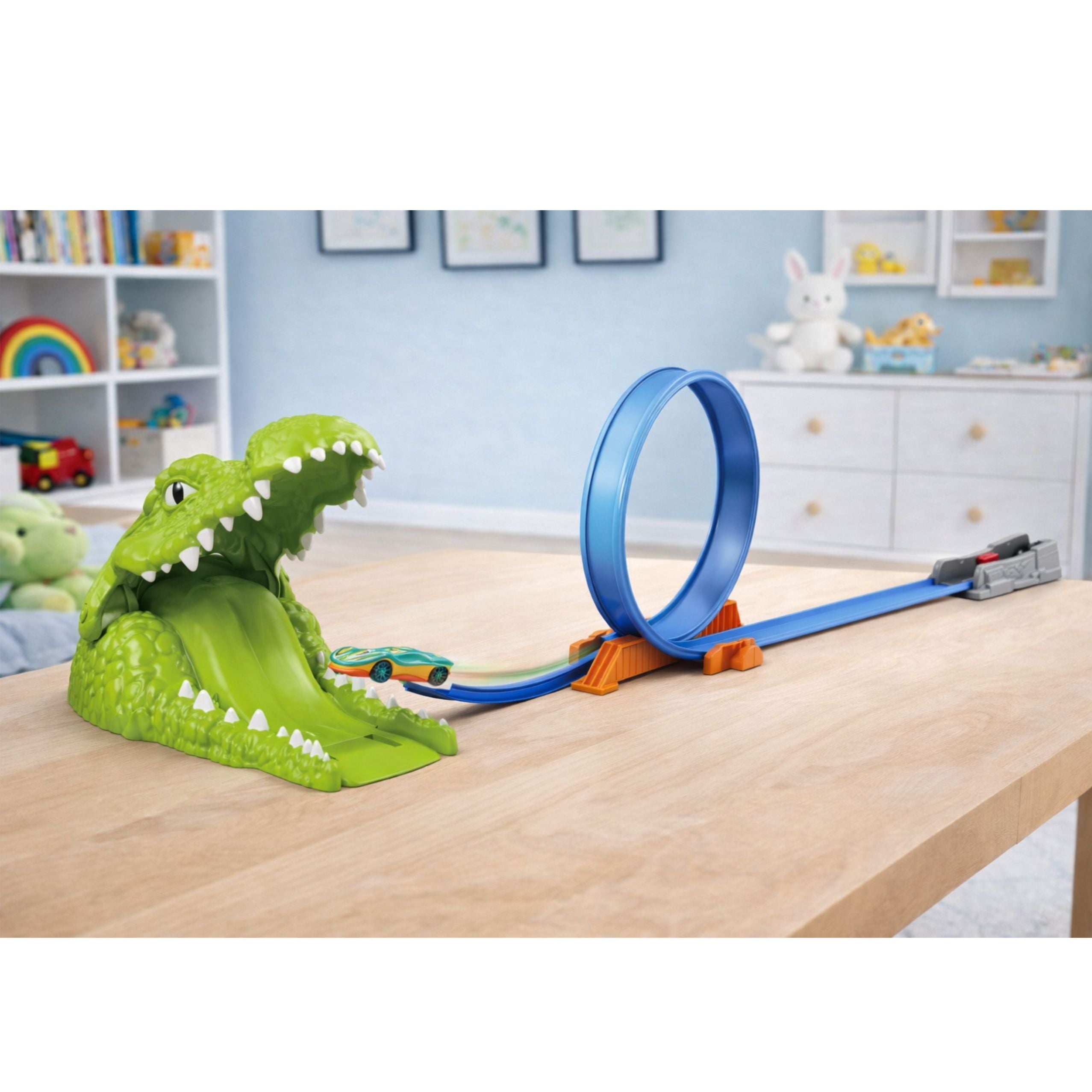 Car Track Catapult Launcher Crocodile