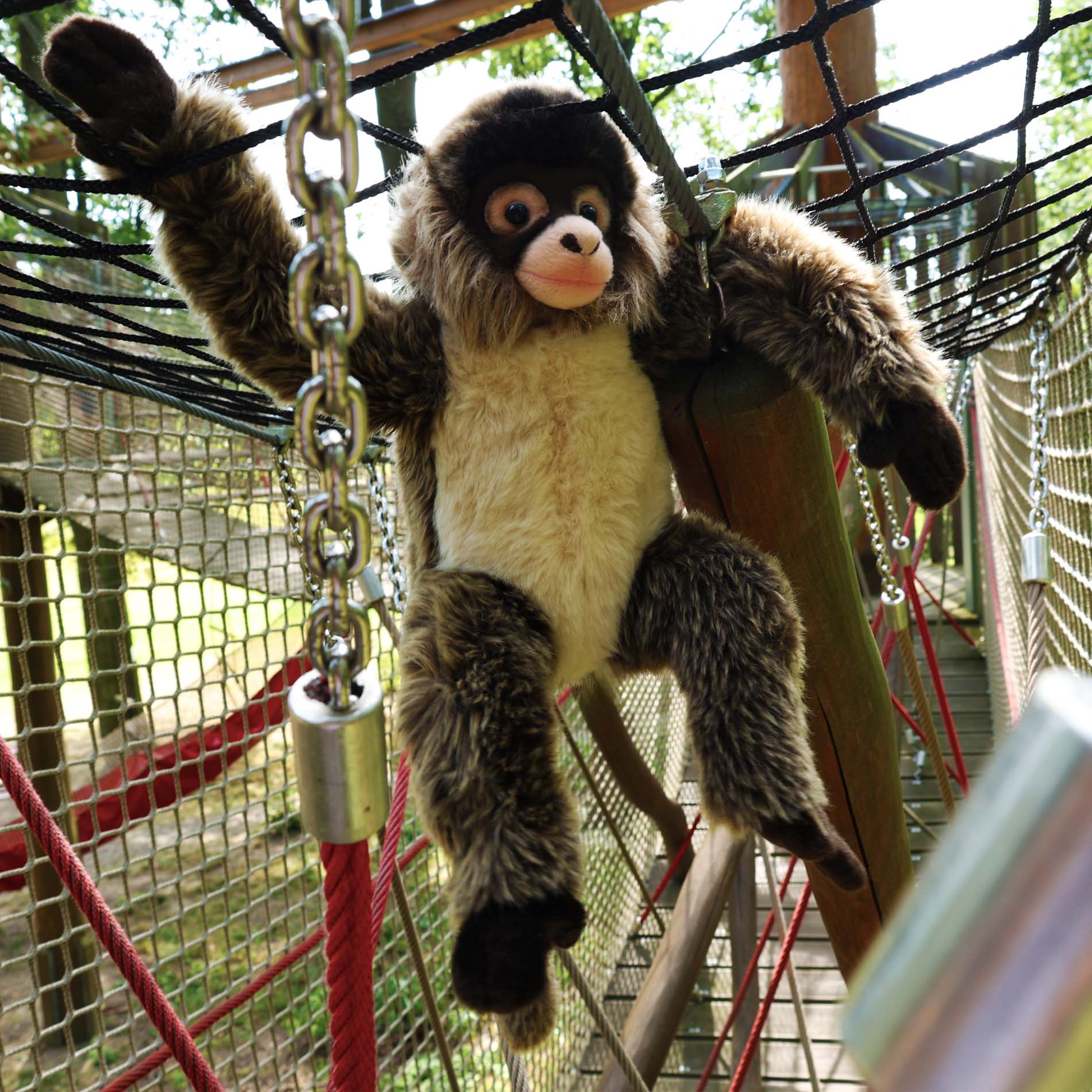 Plush Spider Monkey 30 Cm Eco-friendly