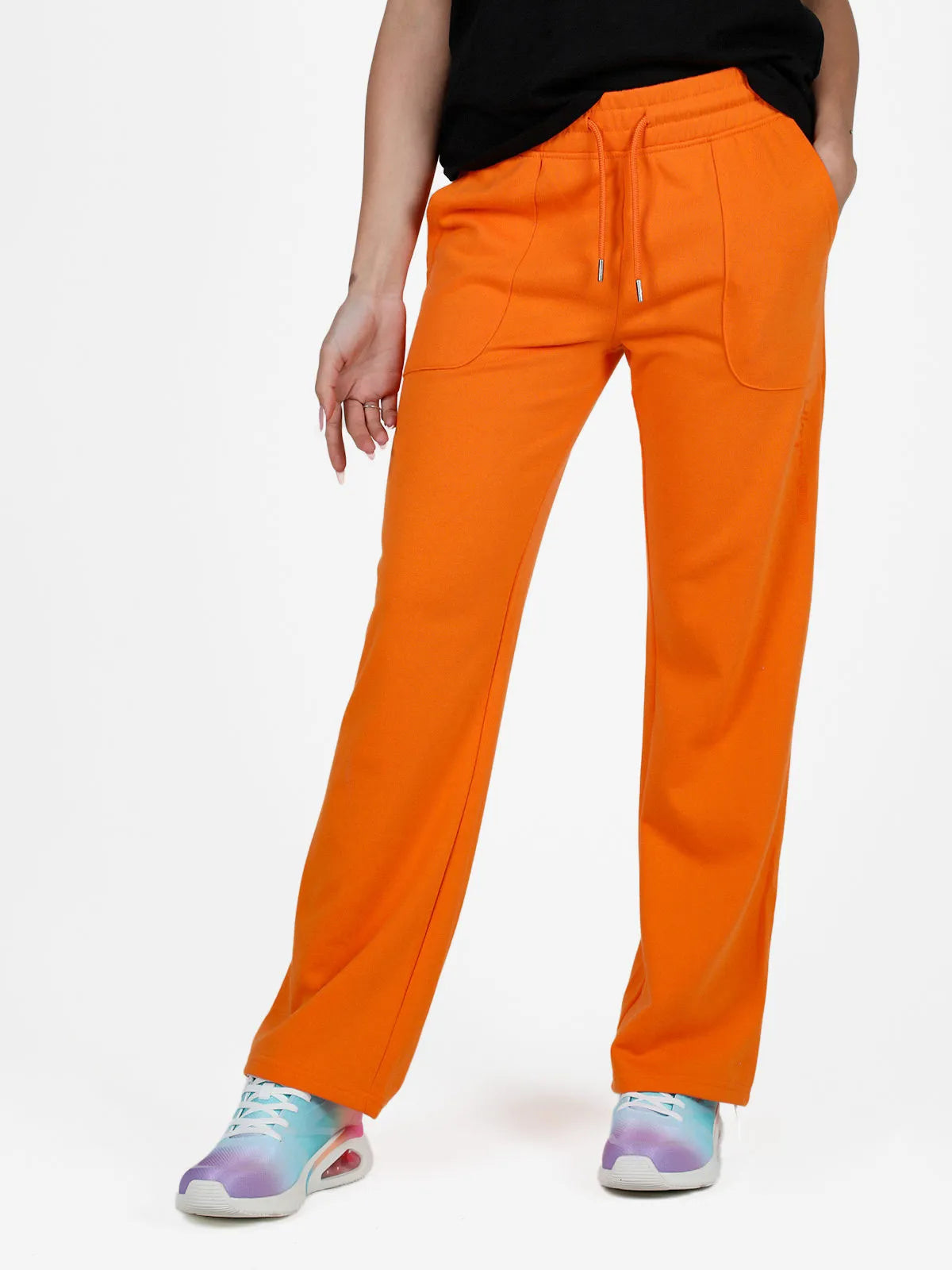 Fato de treino feminino, o representante do povo. lea laranja laranja s