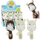 Pinwheel Mechanical Hand Fan For Children Alpaca Mix
