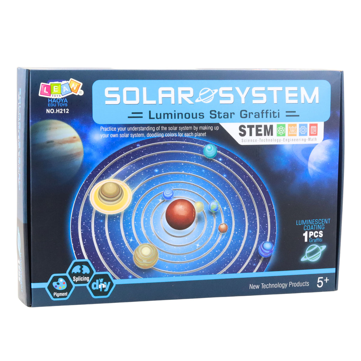 Diy Solar System Planets Plastic Educational Kit