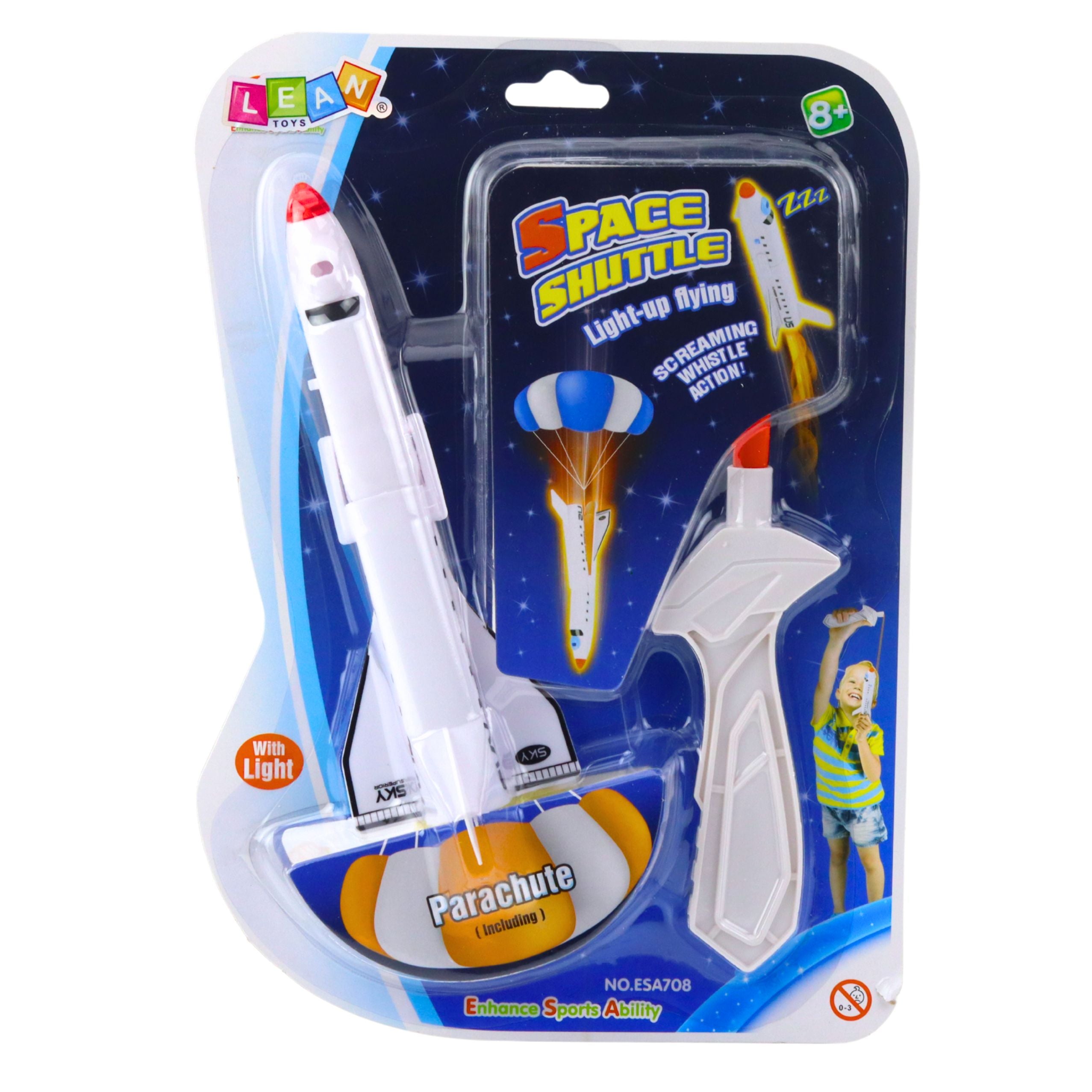 Spaceship With Parachute Slingshot Light Arcade Sports Game