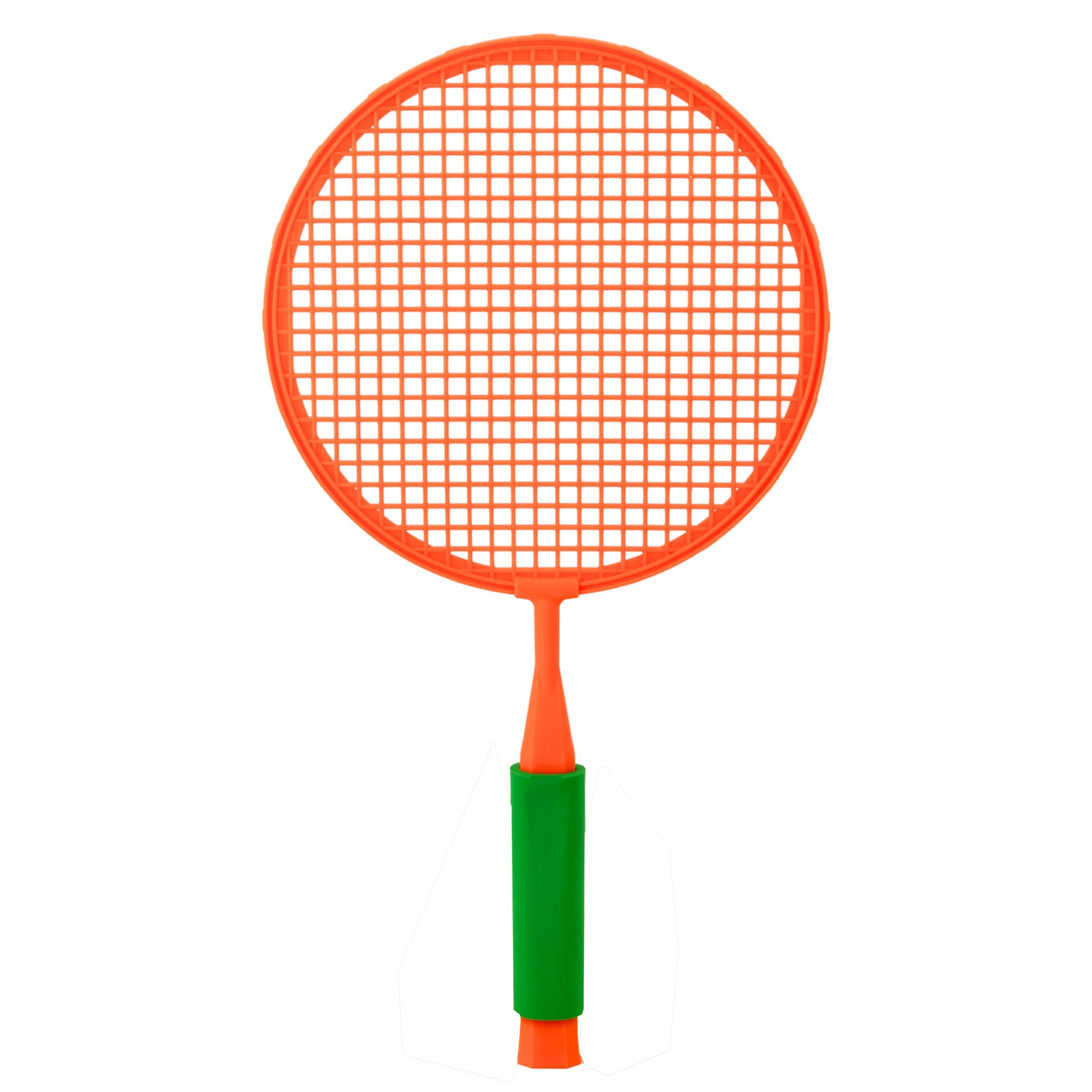 Badmintonschläger-set: 2 Schläger 2 Große Federbälle Und Ein Ball