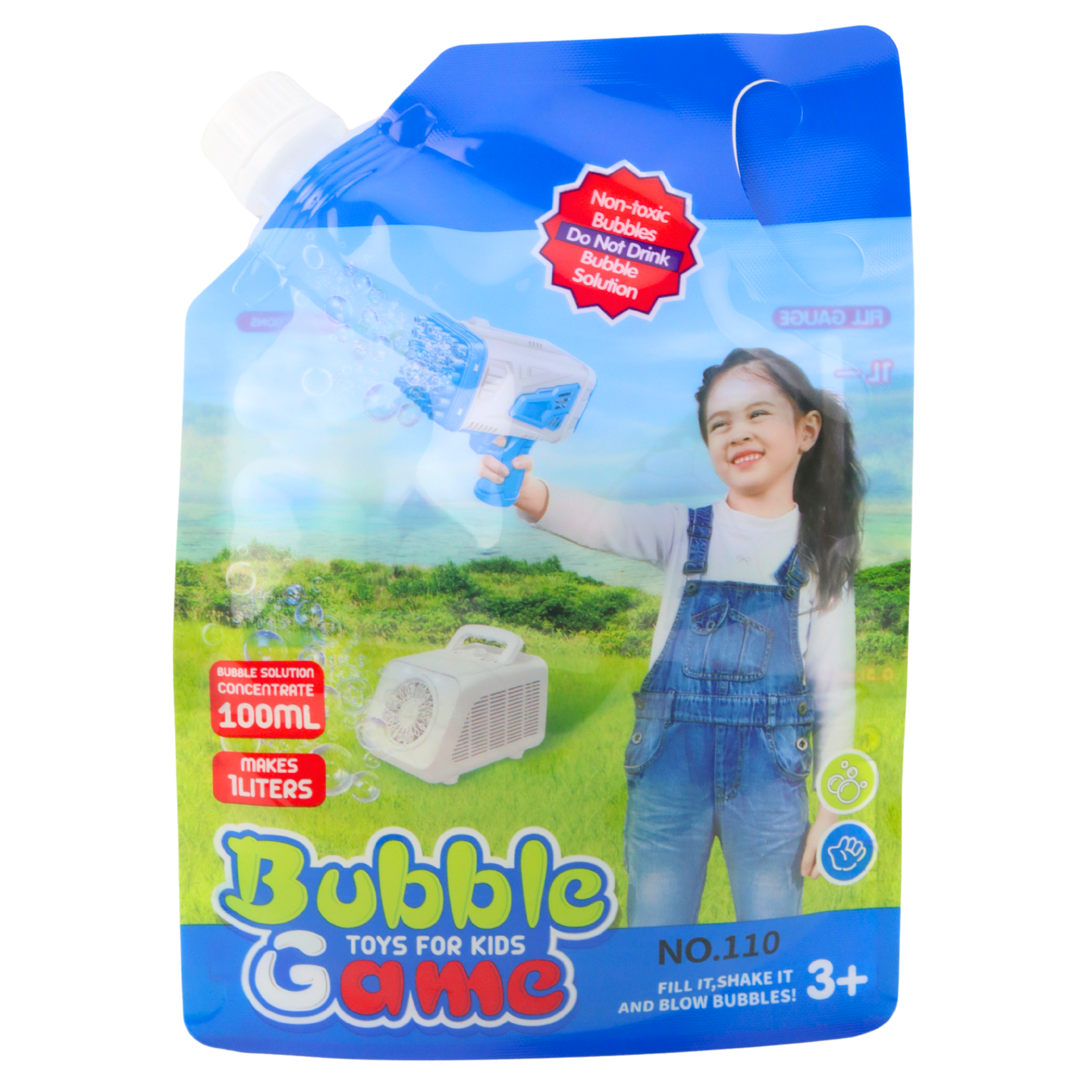 Bubble Liquid Concentrate 100ml For Mixing 1l Of Solution