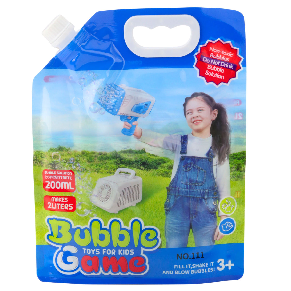 Bubble Liquid Concentrate 200ml For Mixing 2l Of Solution