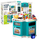 Large Kids Kitchen Home Chef Cooking Sounds Accessories 109 Pcs.