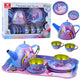 Children's Metal Tea Set With Cups Teapot And Tray Unicorn