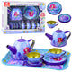 Children's Metal Tea Set With Cups Kettle And Tray Mermaid