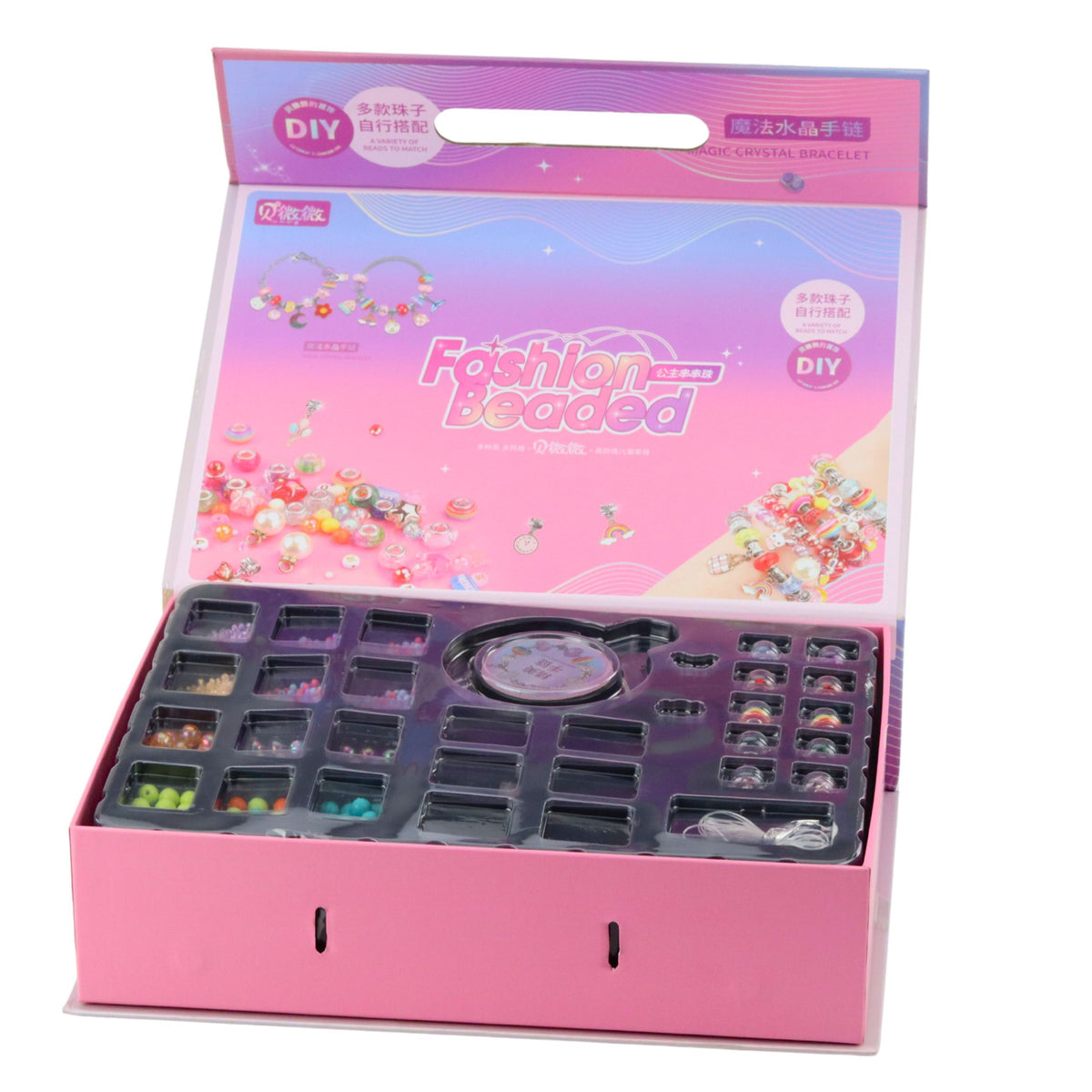 Diy Jewelry Bracelet Beads Pendants Making Kit