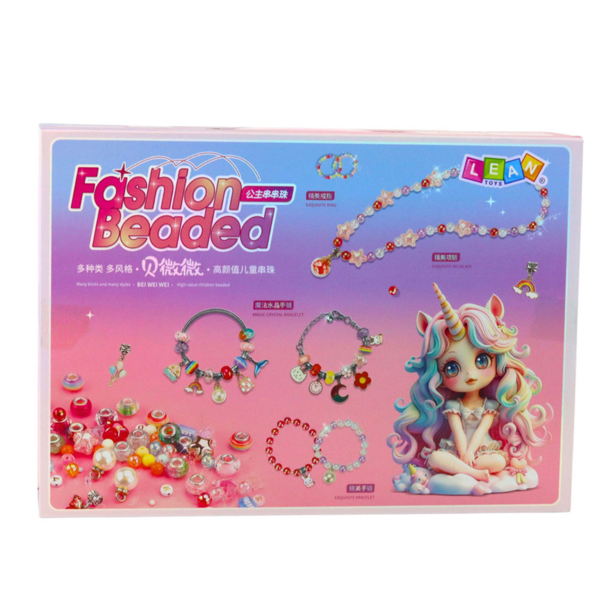 Diy Jewelry Bracelet Beads Pendants Making Kit
