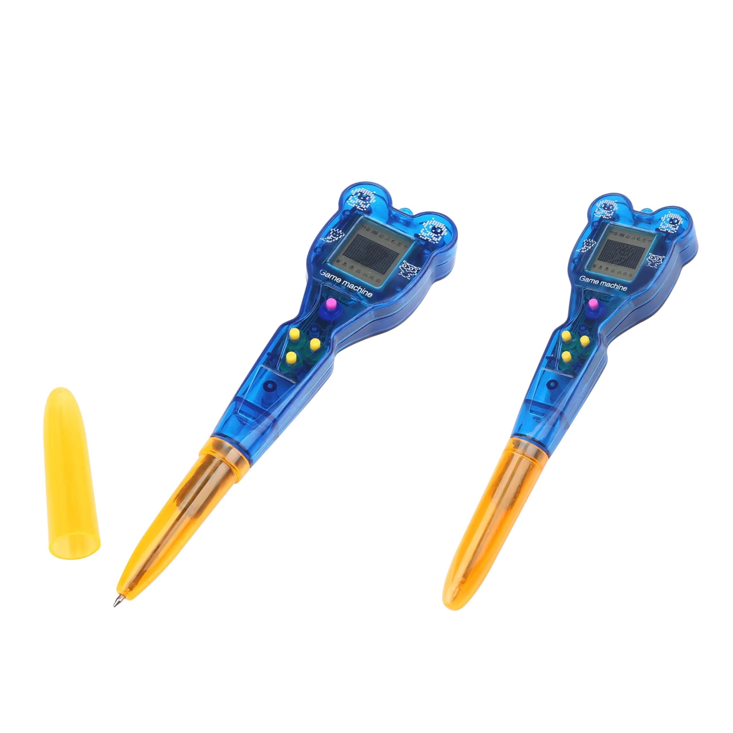 Electronic Game With Pen 168 In 1 Orange And Blue Lanyard
