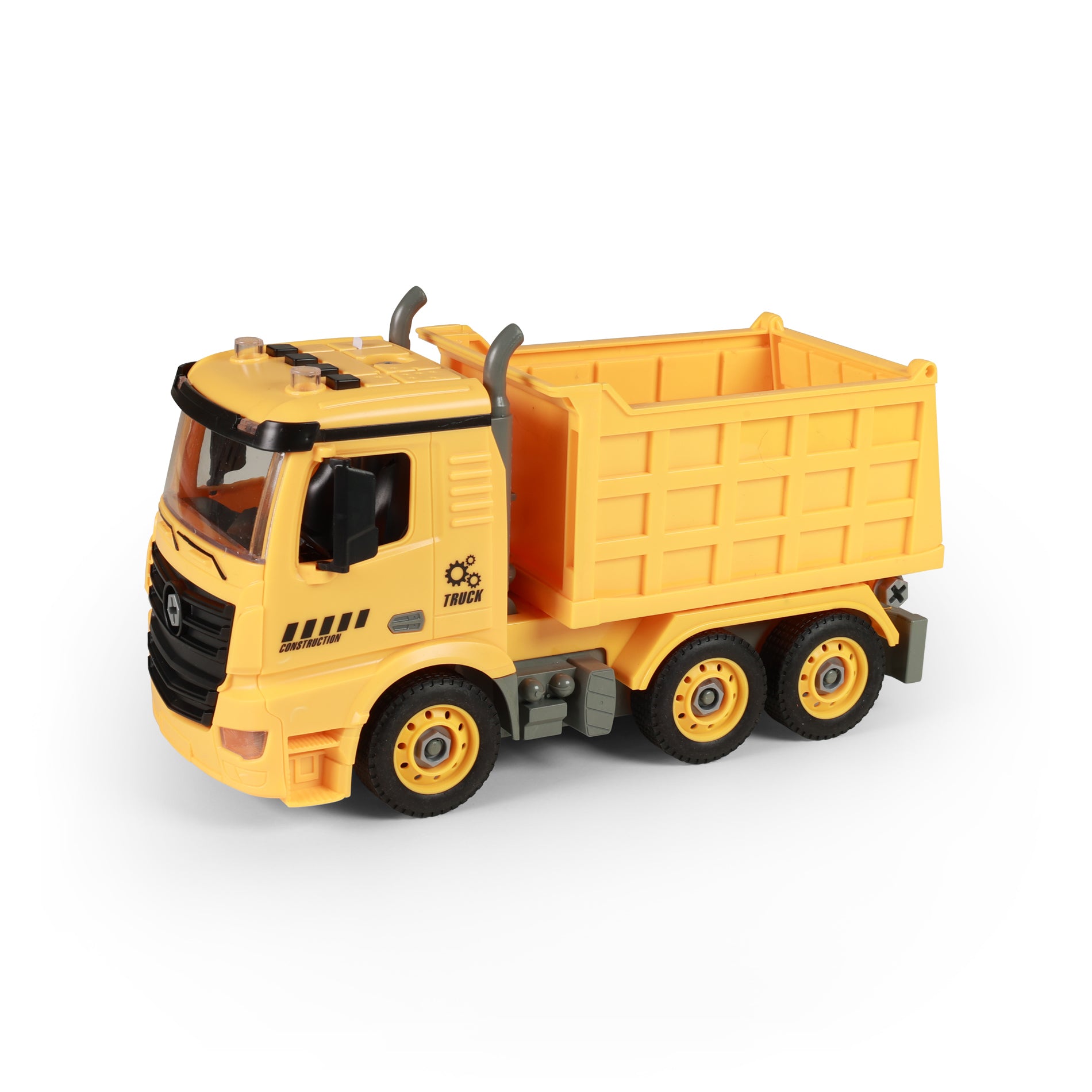 Auto, LKW, Kipper, Gelb, In, A, Box