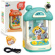 Machine bleue de receveur de balle de jouet en peluche pour des enfants