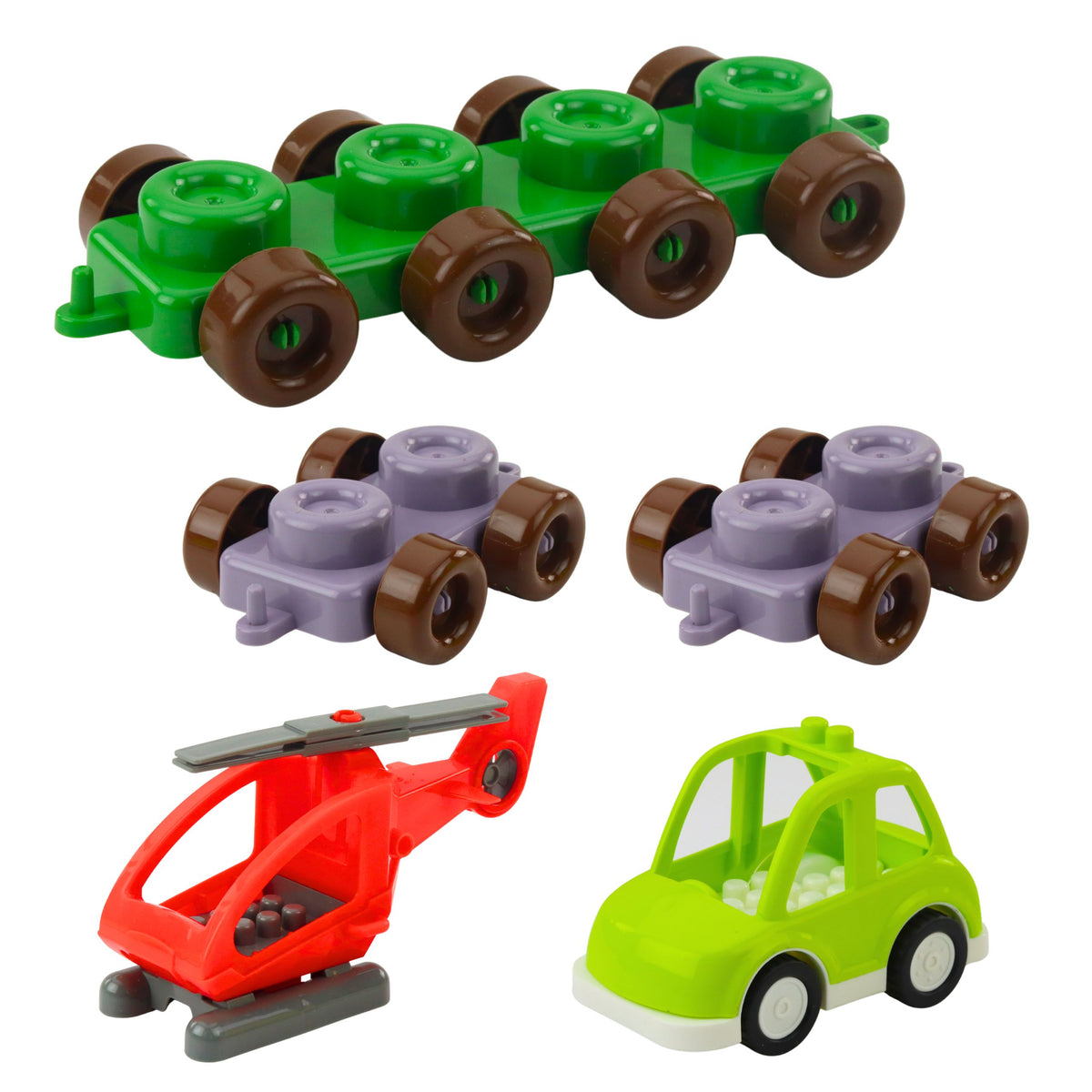 Educational Construction Blocks In A Bag Dinosaurs Numbers Letters 91 Pcs.