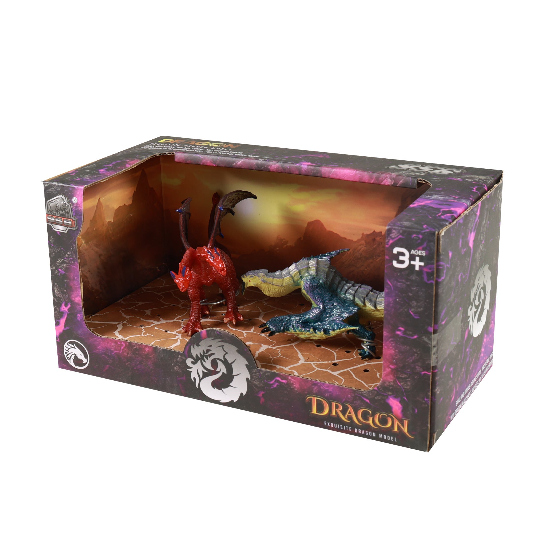Drachen 12 cm in einer Box