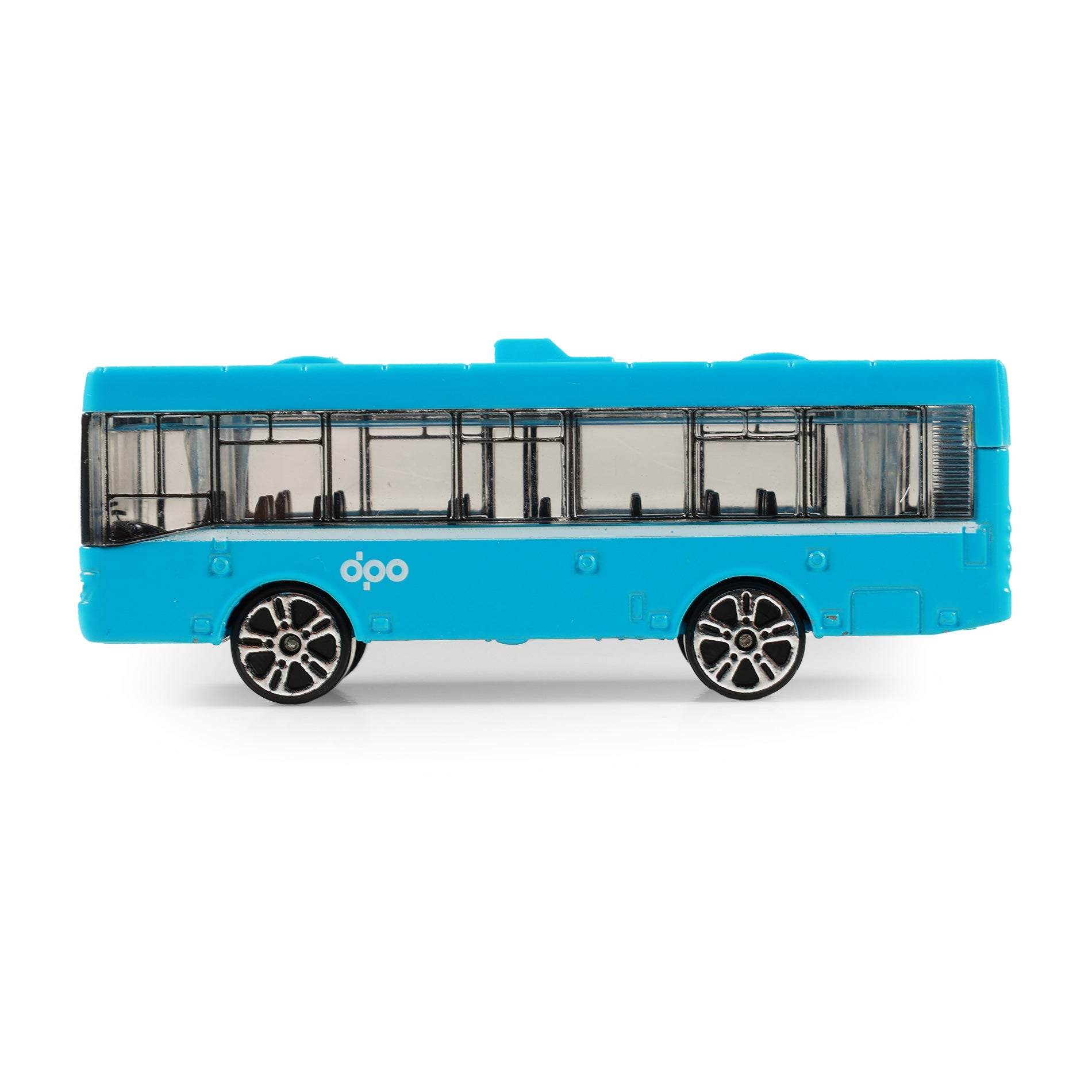 Ônibus metálico Dpo Ostrava Azul 8 cm
